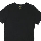 POLO RALPH LAUREN Womens Black Classic T-Shirt M Short Sleeve Crew Neck Plain