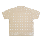 LEVI'S Mens Beige Shirt XL Cotton Blend Short Sleeve Casual Summer