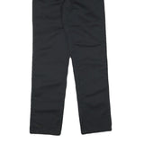DICKIES Mens Cotton Blend Black Slim Tapered Trousers W27 L30 Workwear Durable