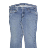 CARHARTT Womens Slim Blue Denim Jeans W36 L30 Classic Straight Cotton Blend Zip