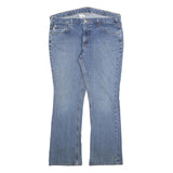 CARHARTT Womens Slim Blue Denim Jeans W36 L30 Classic Straight Cotton Blend Zip