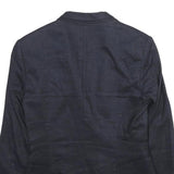 BOSS HUGO BOSS Womens Navy Blue Wool Blend Blazer Jacket UK 4 Tailored Plain