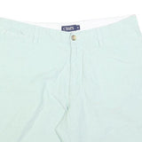CHAPS Mens Shorts Light Green Casual Plain L W36 Summer Wear