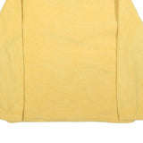 IZOD Mens Yellow & Grey Colourblock Pullover Plain Crew Neck Jumper M Casual