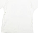 ADIDAS Mens White Indiana Soccer Camp Graphic T-Shirt M Short Sleeve Crew Neck