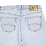 JOKER Mens Shorts Blue Casual Denim M W34 Light Wash Cotton Blend Comfort