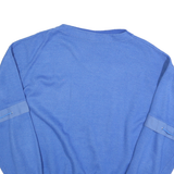 Mens Blue Cotton Blend Running Jeans V-Neck Sweatshirt M Casual Pullover