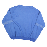 Mens Blue Cotton Blend Running Jeans V-Neck Sweatshirt M Casual Pullover