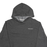 REEBOK Womens Grey Pullover Hoodie M Rbk Logo Casual