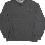 REEBOK Womens Grey Pullover Hoodie M Rbk Logo Casual