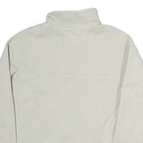 PATAGONIA Womens Cream Sweatshirt Pullover L Button Neck Outdoor Casual