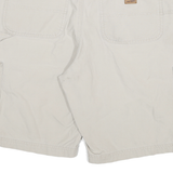 CARHARTT Mens Shorts Beige Casual Plain L W33 Durable Workwear Cargo Style