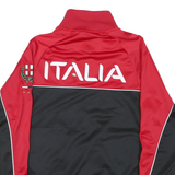 FILA Mens Red & Black Italia Zip Jacket M Polyester Blend Sport Casual