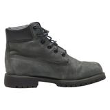 TIMBERLAND Lace-Up Boots Grey Leather Womens UK 5.5