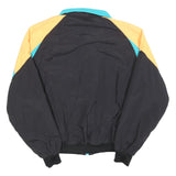 DUNBROOK Mens Black & Yellow Lightweight Polyester Blend Zip Jacket L Casual