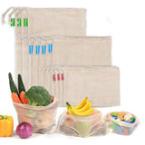 100% Organic Cotton Mesh Produce Bags