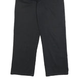 DICKIES Womens Black Relaxed Straight Trousers Cotton Blend W28 L27 Workwear