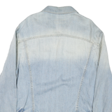 LEE Mens Blue Denim Jacket XL Cotton Classic Button Closure Casual Vintage