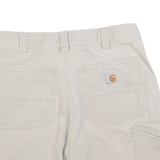 CARHARTT Womens Shorts Beige Casual Relaxed Fit M W32 Cotton Blend Workwear