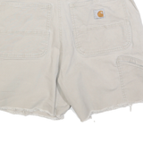 CARHARTT Womens Shorts Beige Casual Relaxed Fit M W32 Cotton Blend Workwear