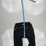 True Religion Skinny Jeans - 24W UK 2 Black Cotton Blend