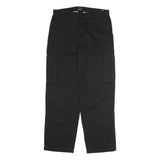 ARIZONA JEAN COMPANY Mens Cotton Blend Black Regular Cargo Trousers W34 L30