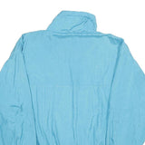 BOCOO Womens Blue Nylon Oversized Jacket L Casual Lightweight Outdoor