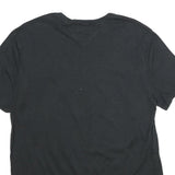 TOMMY HILFIGER Mens Black Graphic T-Shirt L Short Sleeve Crew Neck Logo