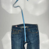 True Religion Boot Cut Jeans - 37W 31L Blue Cotton