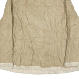 UTEX DESIGN Womens Beige Faux Shearling Jacket XL Polyester Blend Button Closure