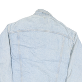 LEVI'S Mens Light Blue Denim Jacket S Cotton Blend Button Fastening Classic Fit