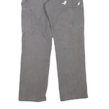CARHARTT Mens Cotton Blend Grey Workwear Regular Straight Trousers W31 L29