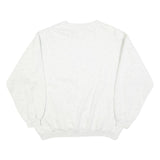 TORERO Mens White Cotton Blend Crew Neck M Classic Sweatshirt Pullover