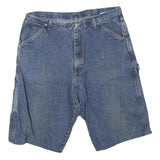 WRANGLER Mens Denim Blue Casual Shorts L W36 Cotton Blend Relaxed Fit