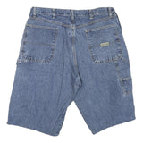 WRANGLER Mens Denim Blue Casual Shorts L W36 Cotton Blend Relaxed Fit