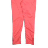 TOMMY HILFIGER Womens Cotton Red Slim Skinny Trousers W28 L26 Casual Zip
