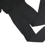 DICKIES Mens Black Cotton Blend Regular Fit Dungarees L W36 L30 Workwear