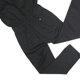 DICKIES Mens Black Cotton Blend Regular Fit Dungarees L W36 L30 Workwear