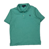Polo By Ralph Lauren Polo Shirt - Medium Green Cotton