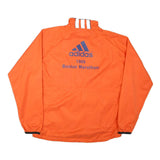 ADIDAS Mens Orange Nylon Zip Jacket L Boston Marathon 1999 Sports Windbreaker
