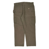 Dickies Carpenter Trousers - 38W 30L Brown Cotton