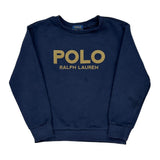 Age 5 Polo By Ralph Lauren Sweatshirt - Small Navy Cotton