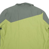 CMP Mens Green & Grey Outdoor Zip Jacket 2XL Polyester Lightweight Activewear