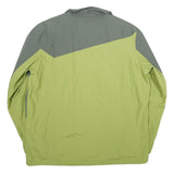 CMP Mens Green & Grey Outdoor Zip Jacket 2XL Polyester Lightweight Activewear