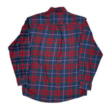 Nautica Checked Flannel Shirt - Medium Multicoloured Cotton