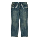Dolce & Gabbana Spellout Jeans - 37W 32L Blue Cotton
