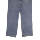 DICKIES Mens Jeans Blue Regular Straight Denim Medium W38 L35 Zip Cotton
