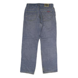 DICKIES Mens Jeans Blue Regular Straight Denim Medium W38 L35 Zip Cotton