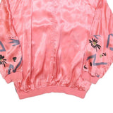 DOUBLE DUTY Womens Pink Printed Long Sleeve Button Neck Top XL Relaxed Fit
