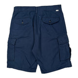 Dockers Cargo Shorts - 36W 10L Blue Cotton